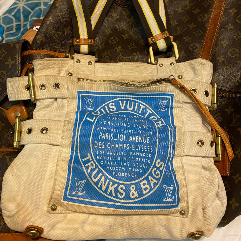 LV Trunks and Bags Canvas Shopper